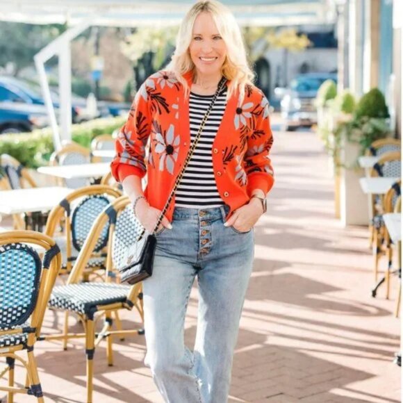 Cabi Palm Beach Crop Wide Leg Jeans 6182 Light Wash Size 6 - Picture 10 of 10